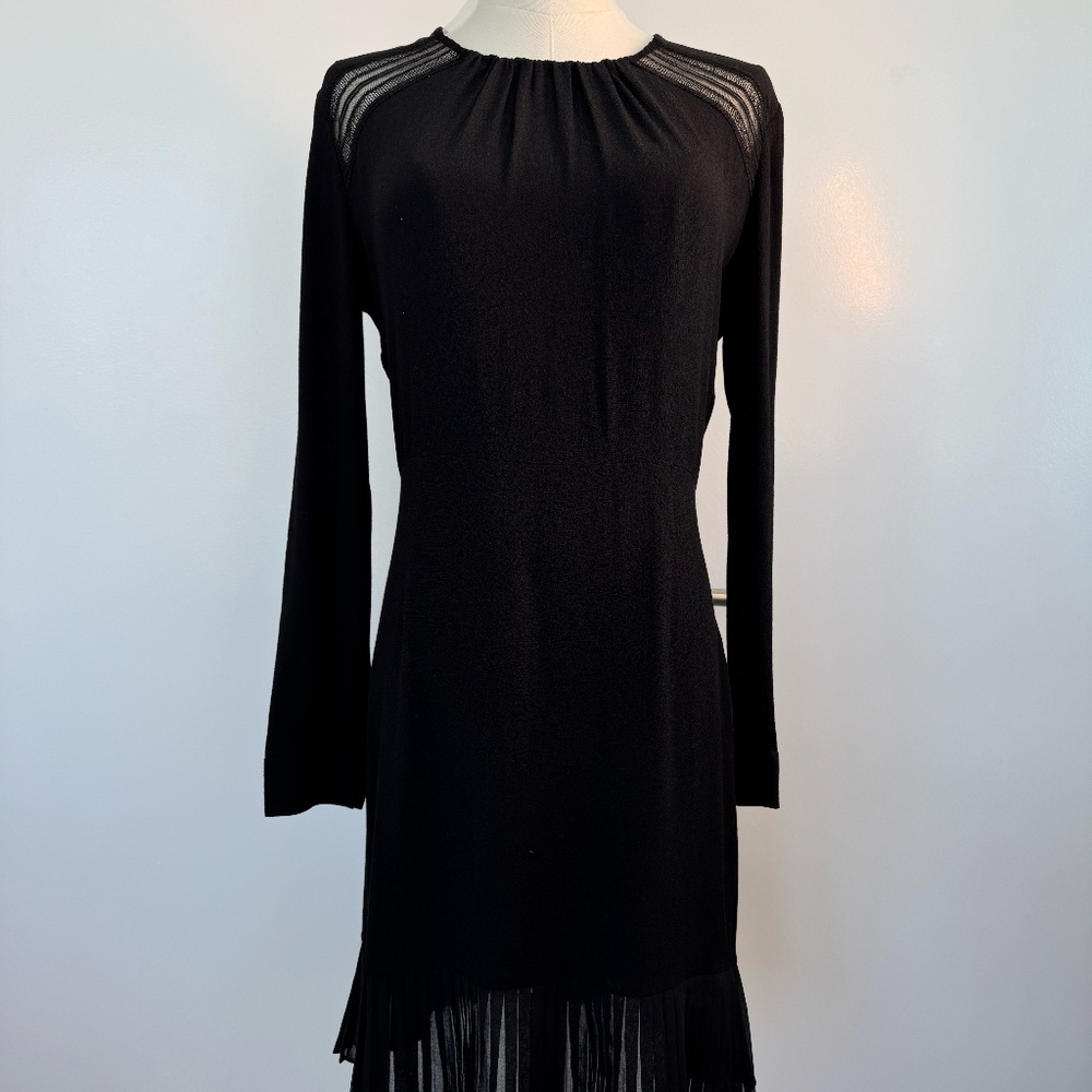 Sandro Black Lace Dress